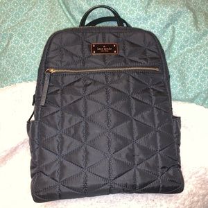 Kate Spade ♠️Quilted Backpack Black